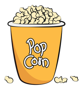 Popcorn clipart