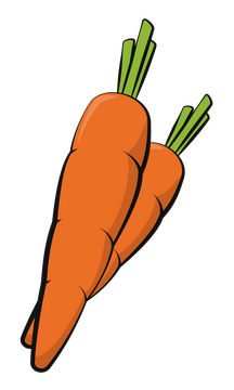 Carrot vegetable clipart