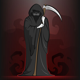 Grim reaper vector