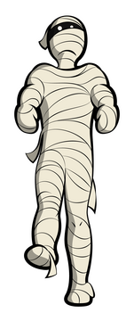 Halloween mummy clipart