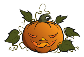 Evil pumpkin clipart