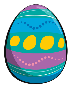Easter egg clipart