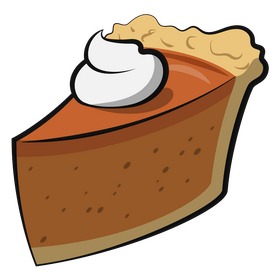 Pumpkin pie clipart
