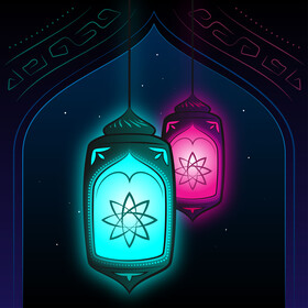 Lanterns vector