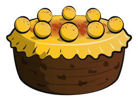 Simnel cake clipart