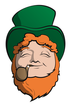 Leprechaun head clipart