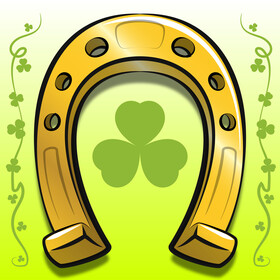Lucky horseshoe vector