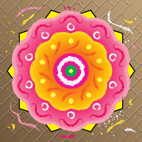 Rangoli vector