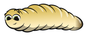 Maggot cartoon clipart