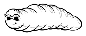 Maggot cartoon clipart free download