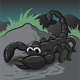 Scorpion cartoon vector