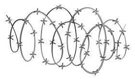 Barbed wire clipart