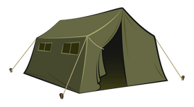 Army tent clipart