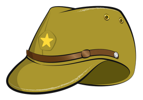 Japanese field hat clipart