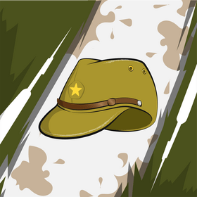 Japanese field hat vector