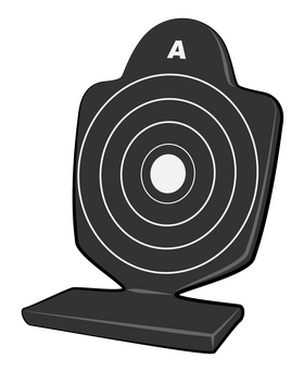 Shooting target clipart