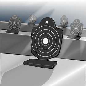 Shooting target vector
