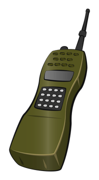 Walkie talkie clipart