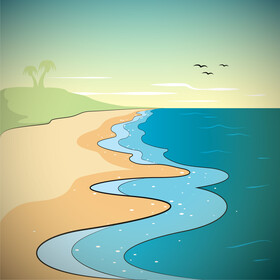 Beach vector