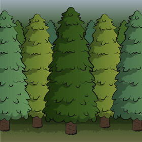 Pine tree vector