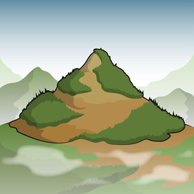 Mountain illustration vector