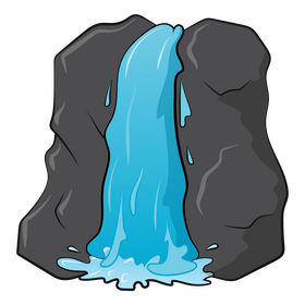 Waterfall clipart