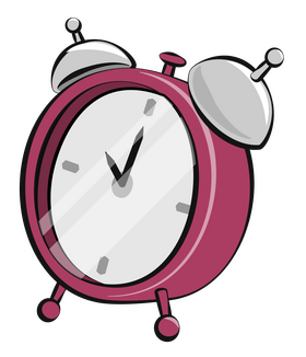 Alarm clock clipart
