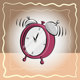 Alarm clock vector