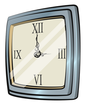 Wall clock clipart