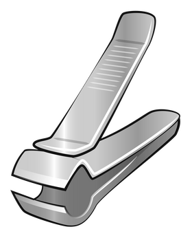 Nail cutter clipart