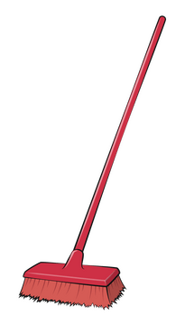 Push broom clipart