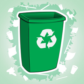 Recycle bin vector