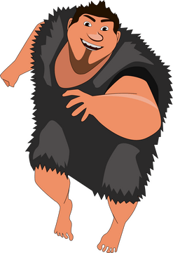 Grug the Croods drawing clipart