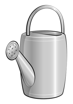 Watering can clipart