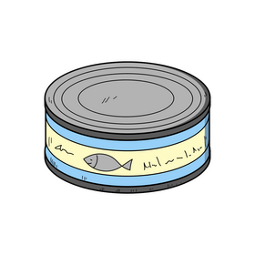 Sardine drawing clipart