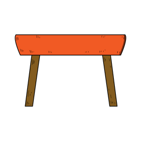 Balance beam drawing clipart