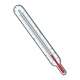 Thermometer drawing clipart