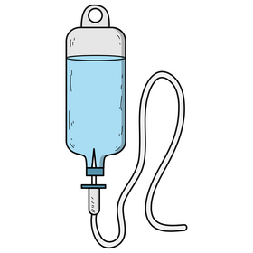 Iv drip drawing clipart