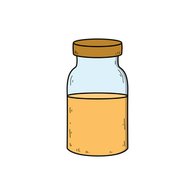Vial drawing clipart