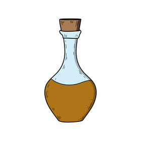 Spa oil drawing clipart