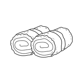 Towels drawing black and white clipart