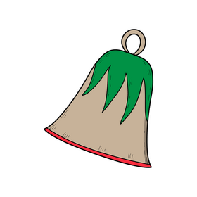 Carol bell ornament drawing clipart