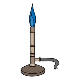 Bunsen burner drawing clipart
