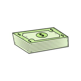 Money drawing clipart