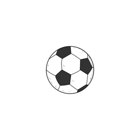 Soccer ball drawing clipart