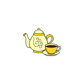 England tea drawing clipart