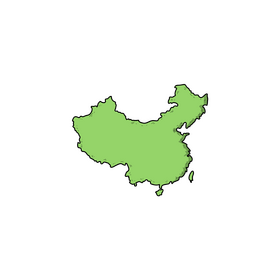 China map drawing clipart