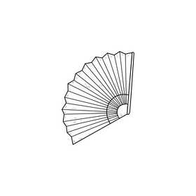 Chinese hand fan drawing clipart free download