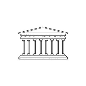 Acropolis of Athens drawing clipart free download