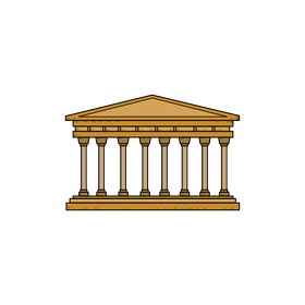 Acropolis of Athens drawing clipart